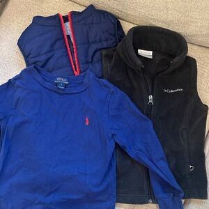 Polo by Ralph Lauren Kids Navy Long Sleeve Tee Bundle